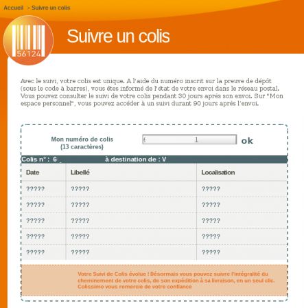 Colissimo vous informe