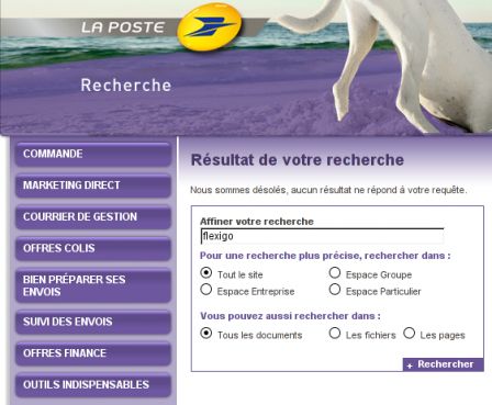 Flexigo sur La Poste